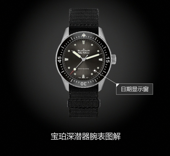宝珀五十噚系列5100B-1110-NABA图解