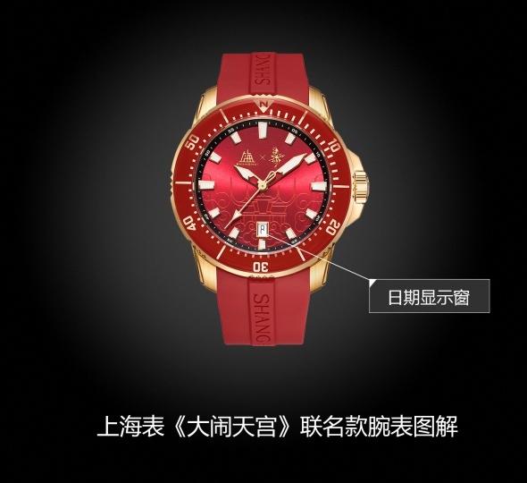 上海表THE BUND系列22FB-M-ST21-RDRD图解