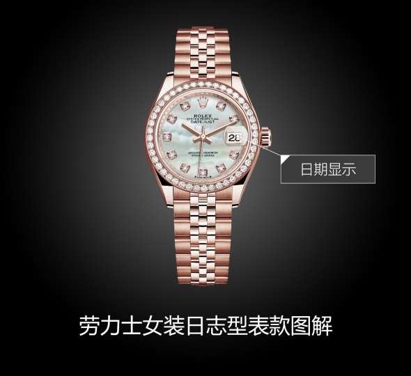 劳力士女装日志型系列m279135rbr-0019图解