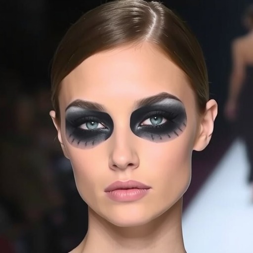 美妆行业 / 2014-08-20巴黎秋冬时装周Lanvin“墨迹”眼妆浓淡相宜(图1)