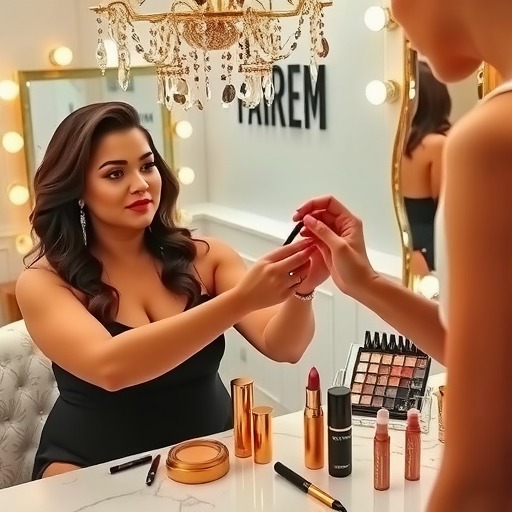 美妆行业 / 2014-08-13大号美女如何“妆” 土豪卡戴珊超强示范(图1)