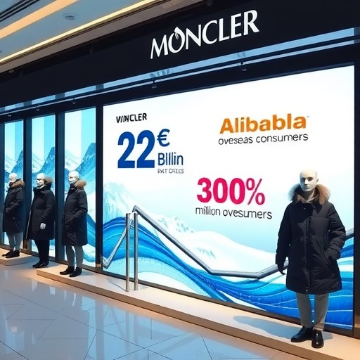 时尚新闻 / 2022-02-25早报 | Moncler去年销售额突破20亿欧元；阿里巴巴海外消费者首次突破3亿(图2)