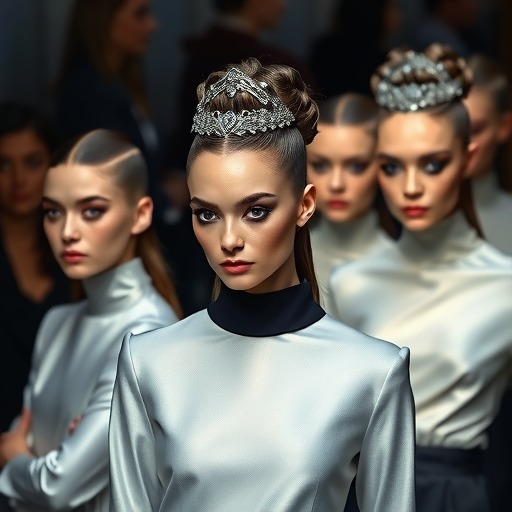 美妆行业 / 2014-08-012014秋冬Guy Laroche 银白亮眼线妆发大赏(图1)